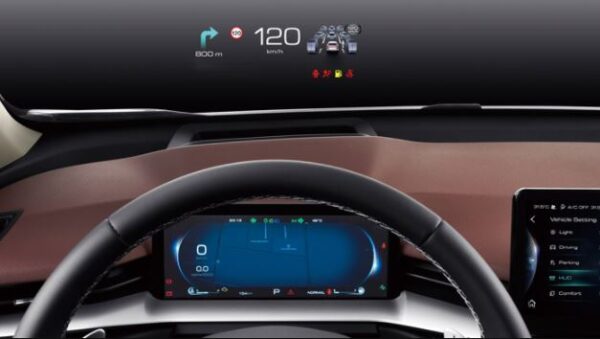3rd generation haval h6 suv instrument cluster and head up display