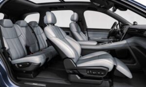 1st generation Nio ES8 electric SUV interior seating view