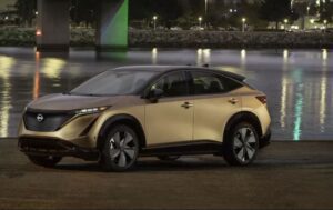 1st generation Nissan Ariya All Electric SUV full view