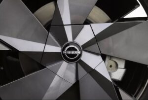 1st generation Nissan Ariya All Electric SUV wheel view