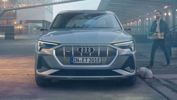1st generation audi e tron sportback fully electric full front view