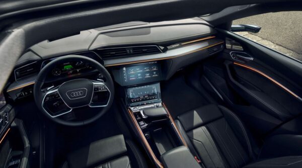 1st generation audi e tron sportback fully electric futuristic interior cabin and features