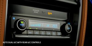 2nd generation facelifted toyota fortuner suv ac controls