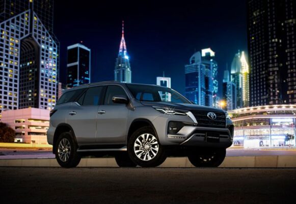 2nd generation facelifted toyota fortuner suv beautiful view