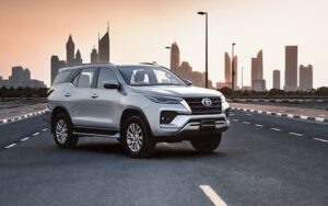 2nd generation facelifted toyota fortuner suv full view