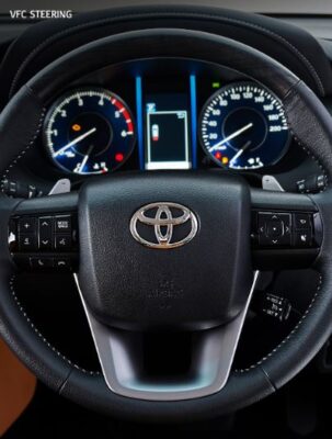 2nd generation facelifted toyota fortuner suv instrument cluster