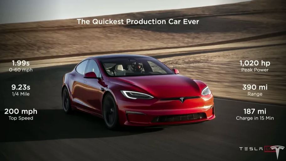 First 25 Tesla Model S Plaid Sedans Delivered to Lucky Customers