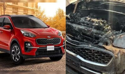 Inspection of KIA Sportage and issuance safety warnings by Lucky Motors Pakistan