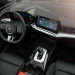 2nd generation MG5 sedan dashboard and infotainment screen view