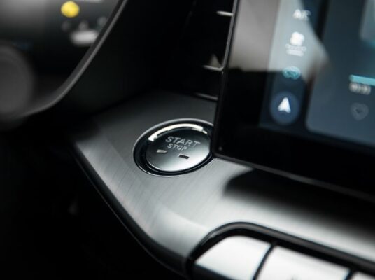 2nd generation MG5 sedan push start button