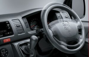 6th generation Toyota hiace van adjustable steering wheel