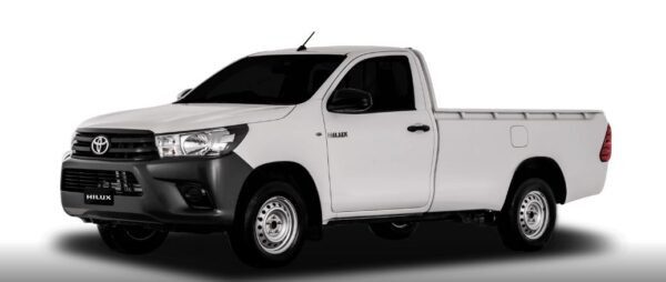 8th generation Toyota hilux single cabin title full side view