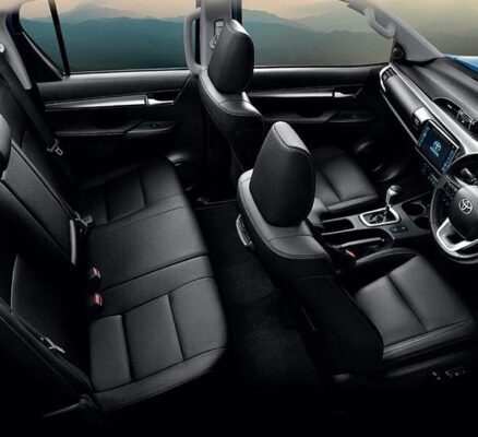 8th generation Toyota revo facelift full cabin view