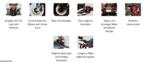 Road Prince RX3 Heavy Motor Bike features