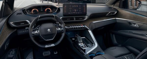 peugeot 5008 2nd generation facelift suv front cabin interior view