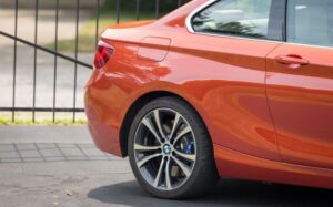 BMW 2 Series Coupe First Generation Rear side wheel view