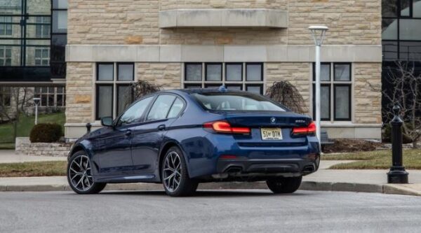 BMW 5 series sedan 7th Generation Rear view