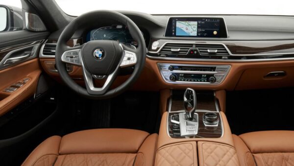 BMW 7 Series sedan 6th Generation brown interior left hand drive