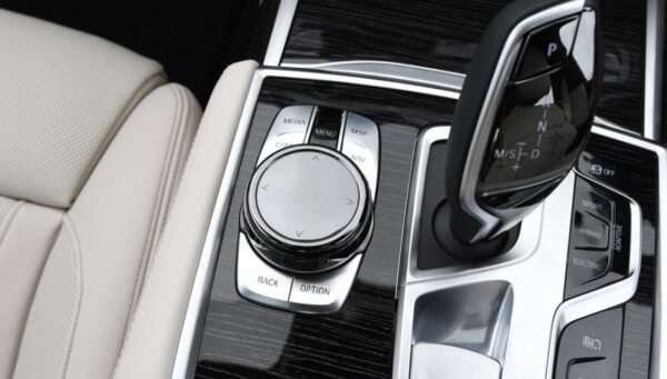BMW 7 Series sedan 6th Generation transmission and controls view