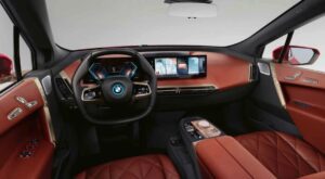 BMW IX Mid Size SUV 1st Generation Brown interior