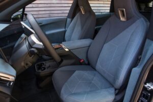 BMW IX Mid Size SUV 1st Generation front seats view