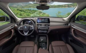 BMW X1 SUV 2nd Generation front cabin interior view