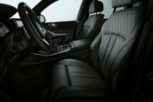 BMW X5 Luxury SUV 4th Generation black edition front seats view