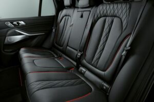 BMW X5 Luxury SUV 4th Generation black edition rear seats view