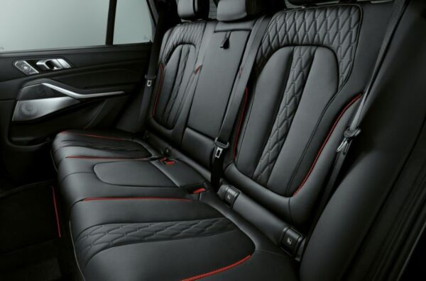 BMW X5 Luxury SUV 4th Generation black edition rear seats view