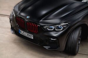 BMW X5 Luxury SUV 4th Generation headlamps and grille view