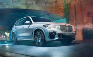 BMW X5 Luxury SUV 4th Generation white color front view