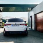 BMW i4 EV 1st generation sedan full rear view