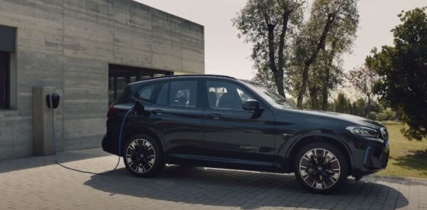 BMW ix3 Electric SUV 1st Generation charging view