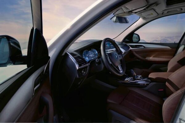 BMW ix3 Electric SUV 1st Generation front cabin interior view