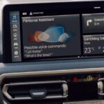 BMW ix3 Electric SUV 1st Generation infotainment screen view