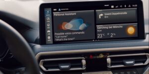 BMW ix3 Electric SUV 1st Generation infotainment screen view