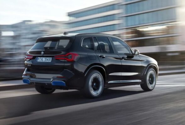 BMW ix3 Electric SUV 1st Generation side and rear view
