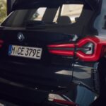 BMW ix3 Electric SUV 1st Generation tail lamps close view 2
