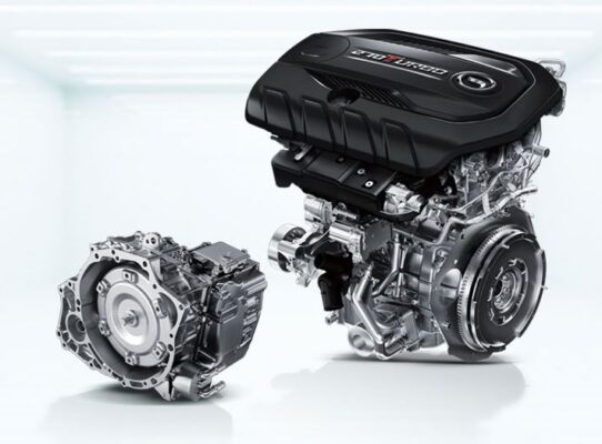 GAC GS4 SUV 2nd Generation Refreshed facelift engine view