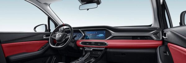 GAC GS4 SUV 2nd Generation Refreshed facelift front cabin interior features view