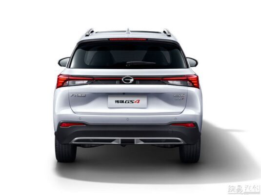 GAC GS4 SUV 2nd Generation Refreshed facelift full rear view