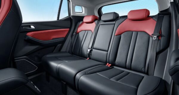 GAC GS4 SUV 2nd Generation Refreshed facelift rear seats view