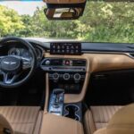 Genesis G70 Sedan 1st Generation facelift front cabin interior view