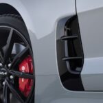 Kia stinger sedan Refreshed 1st generation white style view