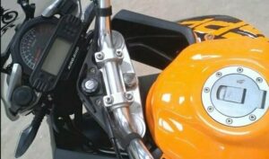Road Prince RX3 Heavy Motor Bike digital meter view