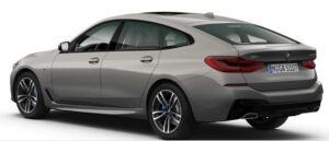 BMW 6 Series Gran Turismo Sedan 4th Generation M sport side rear view