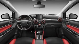 BAIC EX 360 hatchback ev 1st generation front cabin interior view
