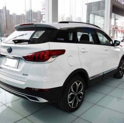 BAIC EX 5 SUV ev 1st generation rear and side view