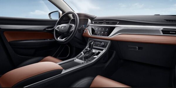 Geely Emgrand Sedan 4th Generation beautiful front cabin interior view