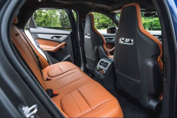 Jaguar f pace suv 1st generation Rear cabin view